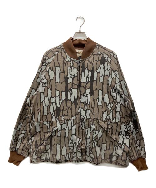 Walls（ウォールズ）Walls (ウォールズ) カモフラジップジャケット ブラウン サイズ:X-LARGE TALL MENS CHEST46-48の古着・服飾アイテム