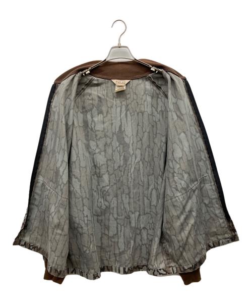 Walls（ウォールズ）Walls (ウォールズ) カモフラジップジャケット ブラウン サイズ:X-LARGE TALL MENS CHEST46-48の古着・服飾アイテム