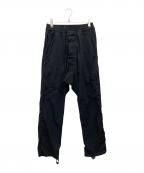 BORIS BIDJAN SABERIボリスビジャンサベリ）の古着「サルエルパンツ」｜ブラック