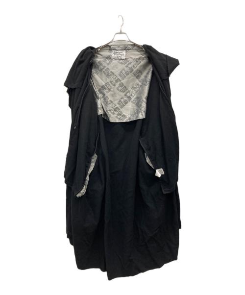 Vivienne Westwood man（ヴィヴィアン ウェストウッド マン）Vivienne Westwood man (ヴィヴィアン ウェストウッド マン) ツイードケープコート ブラック サイズ:Fの古着・服飾アイテム
