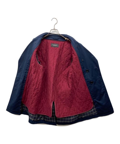 BURBERRY BLACK LABEL（バーバリーブラックレーベル）BURBERRY BLACK LABEL (バーバリーブラックレーベル) ライナー付ダブルショートトレンチコート ネイビー サイズ:Lの古着・服飾アイテム