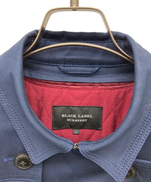 BURBERRY BLACK LABEL（バーバリーブラックレーベル）BURBERRY BLACK LABEL (バーバリーブラックレーベル) ライナー付ダブルショートトレンチコート ネイビー サイズ:Lの古着・服飾アイテム