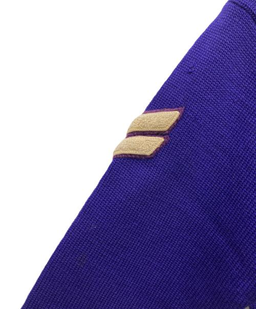 USED（ユーズド）USED (ユーズド) レタードカーディガン パープル サイズ:42の古着・服飾アイテム