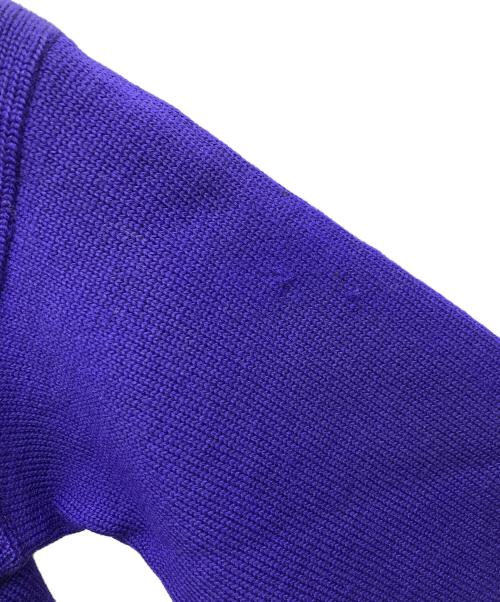 USED（ユーズド）USED (ユーズド) レタードカーディガン パープル サイズ:42の古着・服飾アイテム