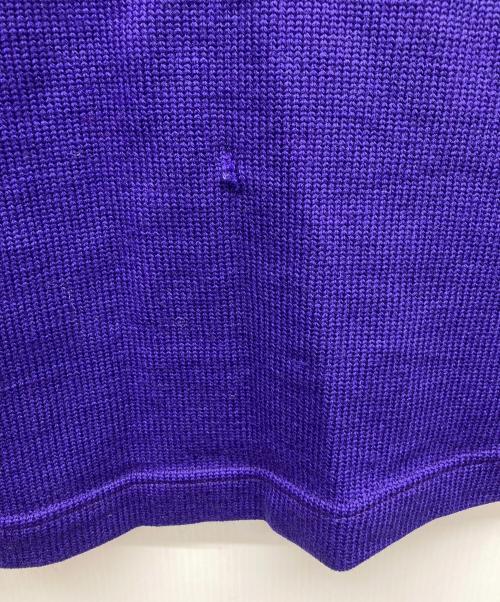 USED（ユーズド）USED (ユーズド) レタードカーディガン パープル サイズ:42の古着・服飾アイテム