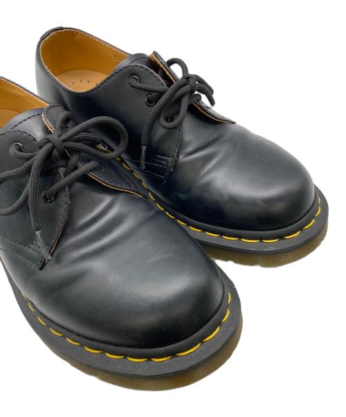 Dr.Martens（ドクターマーチン）Dr.Martens (ドクターマーチン) ３ホールドレスシューズ ブラック サイズ:6UKの古着・服飾アイテム