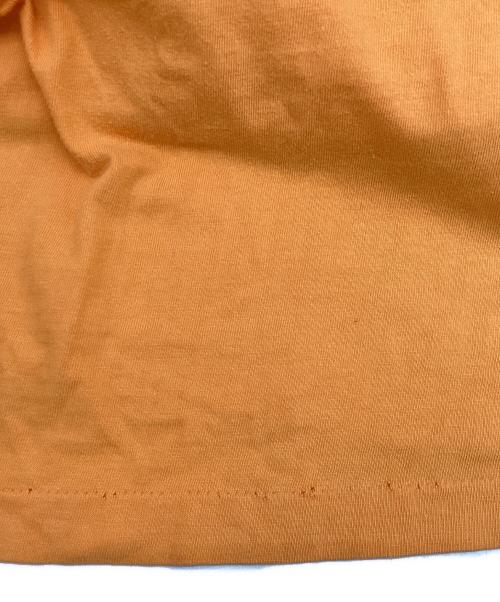stussy（ステューシー）stussy (ステューシー) プリントTシャツ オレンジ サイズ:Lの古着・服飾アイテム