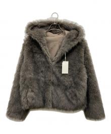 GALLARDA GALANTE（ガリャルダガランテ）の古着「エコファーフーディーブルゾン」｜グレー