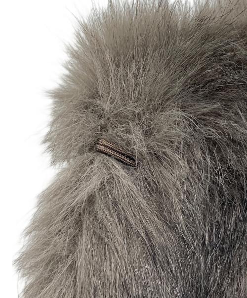 GALLARDA GALANTE（ガリャルダガランテ）GALLARDA GALANTE (ガリャルダガランテ) エコファーフーディーブルゾン グレー サイズ:Fの古着・服飾アイテム