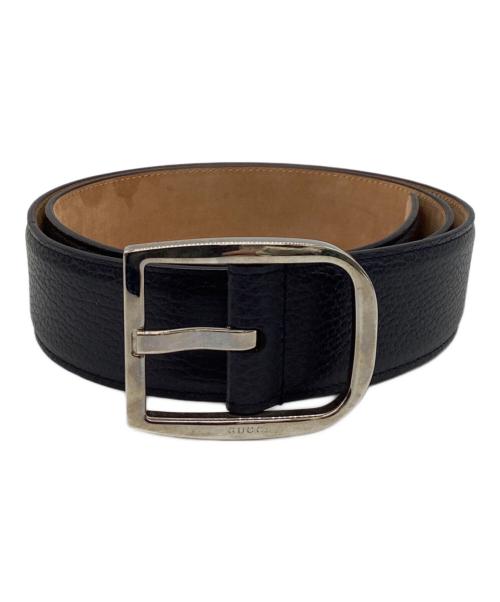GUCCI（グッチ）GUCCI (グッチ) レザーベルト ブラックの古着・服飾アイテム