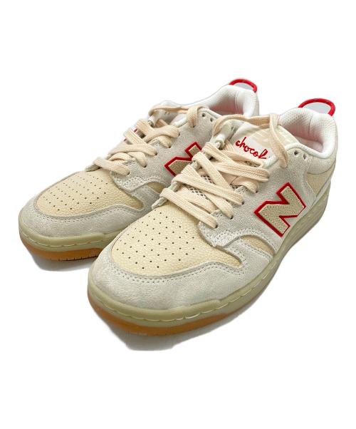 NEW BALANCE（ニューバランス）NEW BALANCE (ニューバランス) chocolate skateboards (チョコレートスケートボード) ローカットスニーカー アイボリー サイズ:8 USの古着・服飾アイテム