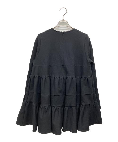 YORI（ヨリ）YORI (ヨリ) ぬくぬくヘムブラウス ブラック サイズ:Fの古着・服飾アイテム