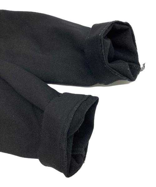 YORI（ヨリ）YORI (ヨリ) ぬくぬくヘムブラウス ブラック サイズ:Fの古着・服飾アイテム