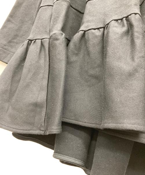 YORI（ヨリ）YORI (ヨリ) ぬくぬくヘムブラウス ブラック サイズ:Fの古着・服飾アイテム