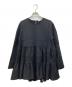 YORI（ヨリ）の古着「ぬくぬくヘムブラウス」｜ブラック