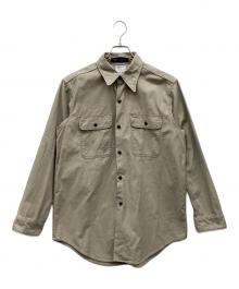 MADISON BLUE（マディソンブルー）の古着「HAMPTON BACK SATIN SHIRT」｜ベージュ