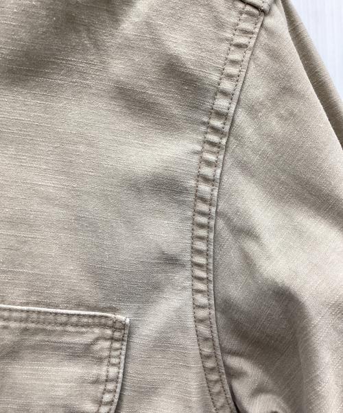 MADISON BLUE（マディソンブルー）MADISON BLUE (マディソンブルー) HAMPTON BACK SATIN SHIRT ベージュ サイズ:01の古着・服飾アイテム