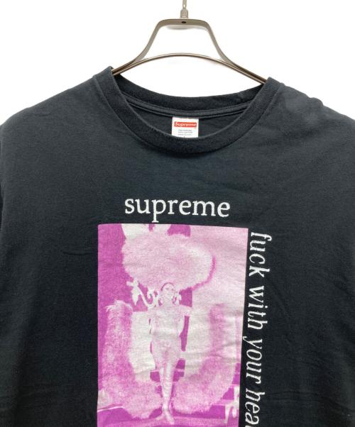 SUPREME（シュプリーム）Supreme (シュプリーム) fuck with your head Tee ブラック サイズ:Lの古着・服飾アイテム