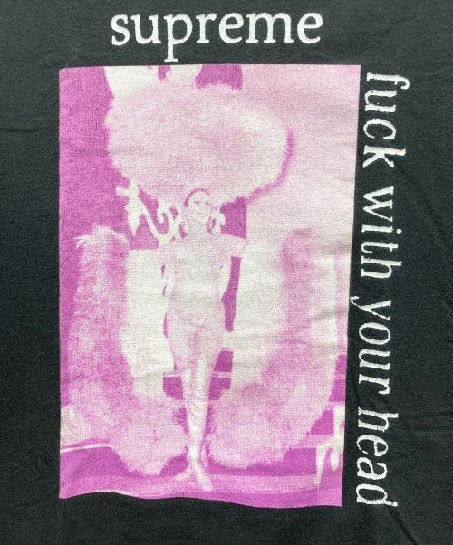 SUPREME（シュプリーム）Supreme (シュプリーム) fuck with your head Tee ブラック サイズ:Lの古着・服飾アイテム