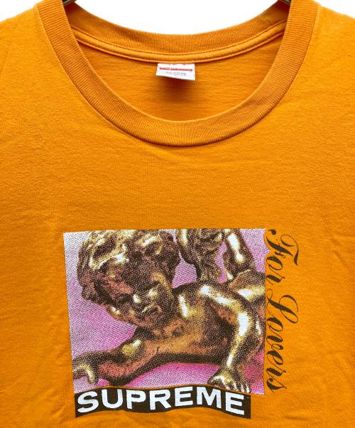SUPREME（シュプリーム）Supreme (シュプリーム) LOVERS TEE オレンジ サイズ:Lの古着・服飾アイテム