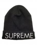 SUPREMEシュプリーム）の古着「ニット帽」｜ブラック