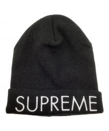 SUPREME（シュプリーム）の古着「ニット帽」｜ブラック