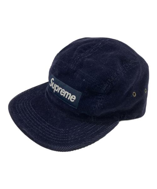 SUPREME（シュプリーム）SUPREME (シュプリーム) コーデュロイキャップキャップ ネイビーの古着・服飾アイテム