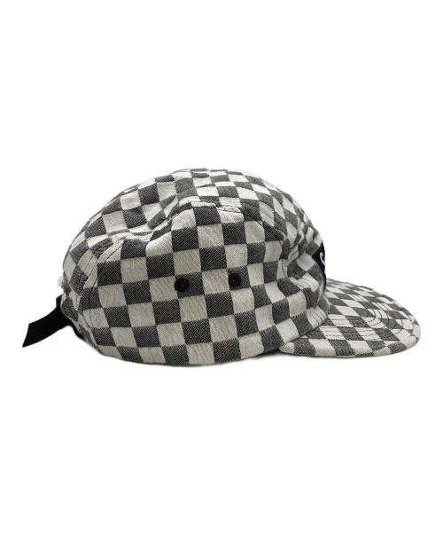 SUPREME（シュプリーム）SUPREME (シュプリーム) チェッカー柄キャップ ホワイトの古着・服飾アイテム