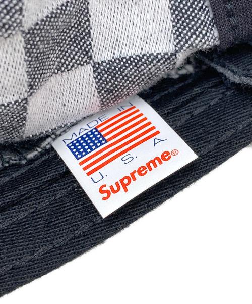 SUPREME（シュプリーム）SUPREME (シュプリーム) チェッカー柄キャップ ホワイトの古着・服飾アイテム