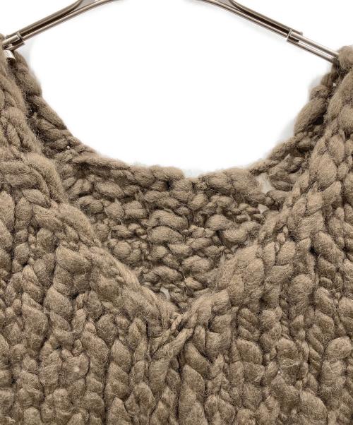 Sea Room lynn（シールームリン）Sea Room Lynn (シールームリン) 2wayニットベスト ブラウン サイズ:FREEの古着・服飾アイテム