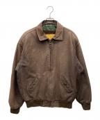 Timberlandティンバーランド）の古着「レザージャケット」｜ブラウン