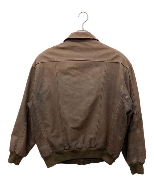 Timberland（ティンバーランド）Timberland (ティンバーランド) レザージャケット ブラウン サイズ:Lの古着・服飾アイテム