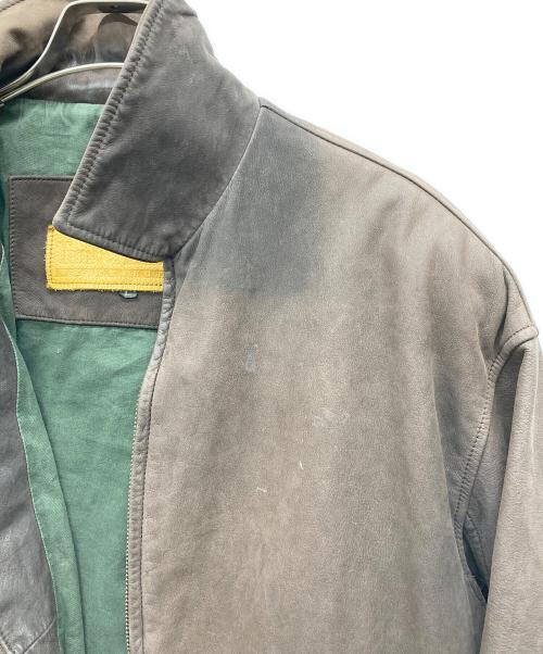 Timberland（ティンバーランド）Timberland (ティンバーランド) レザージャケット ブラウン サイズ:Lの古着・服飾アイテム