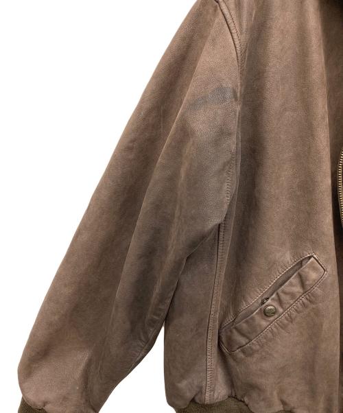 Timberland（ティンバーランド）Timberland (ティンバーランド) レザージャケット ブラウン サイズ:Lの古着・服飾アイテム