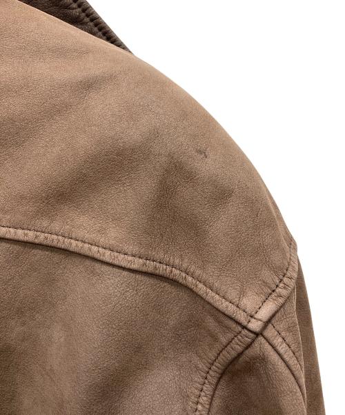 Timberland（ティンバーランド）Timberland (ティンバーランド) レザージャケット ブラウン サイズ:Lの古着・服飾アイテム