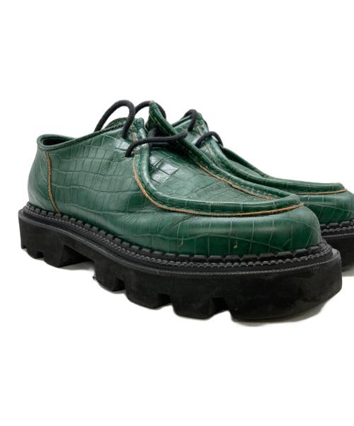 MAISON SPECIAL（メゾンスペシャル）MAISON SPECIAL (メゾンスペシャル) SPECIAL SHOES FACTORY (スペシャルシューズファクトリー) チロリアンブーツ グリーン サイズ:25 1/2の古着・服飾アイテム