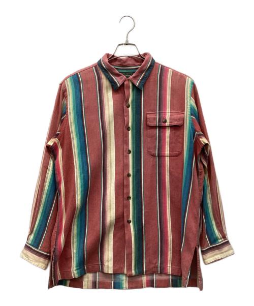 POLO COUNTRY（ポロカントリー）POLO COUNTRY (ポロカントリー) ストライプネルシャツ マルチカラー サイズ:Lの古着・服飾アイテム