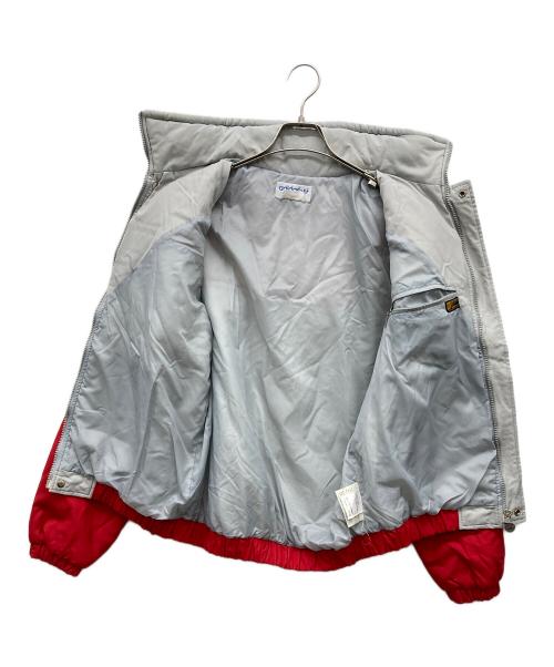 adidas（アディダス）adidas (アディダス) 中綿ジャケット レッド サイズ:L(172-94-80)の古着・服飾アイテム