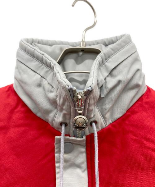 adidas（アディダス）adidas (アディダス) 中綿ジャケット レッド サイズ:L(172-94-80)の古着・服飾アイテム