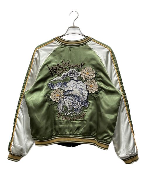 TED COMPANY（テッドカンパニー）TED COMPANY (テッドカンパニー) 別珍リバーシブルスカジャン ブラック サイズ:40の古着・服飾アイテム