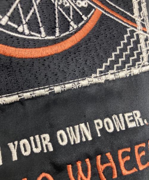 Peaked Yellow（ピークドイエロー）Peaked Yellow (ピークドイエロー) リバーシブルスカジャン ブラック サイズ:40の古着・服飾アイテム