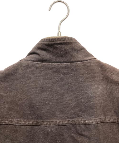 CarHartt（カーハート）CarHartt (カーハート) 裏ボアモックネックダックベスト ブラウン サイズ:3XLの古着・服飾アイテム