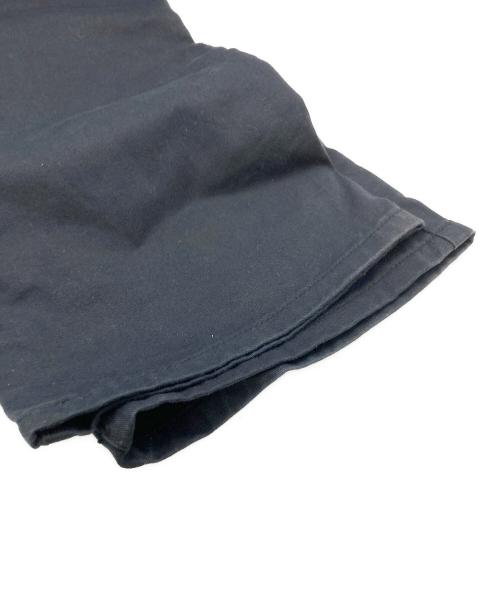 KRAFTWORK（クラフトワーク）KRAFTWORK (クラフトワーク) ダブルニースナップクロップドパンツ ブラック サイズ:Mの古着・服飾アイテム