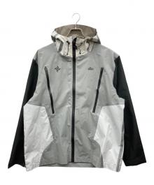 all in supply（オールインサプライ）の古着「フーデッドナイロンジャケット」｜グレー