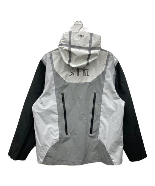 all in supply（オールインサプライ）all in supply (オールインサプライ) フーデッドナイロンジャケット グレー サイズ:Lの古着・服飾アイテム