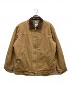 CarHarttカーハート）の古着「裏ボアダック地カバーオール」｜キャメル