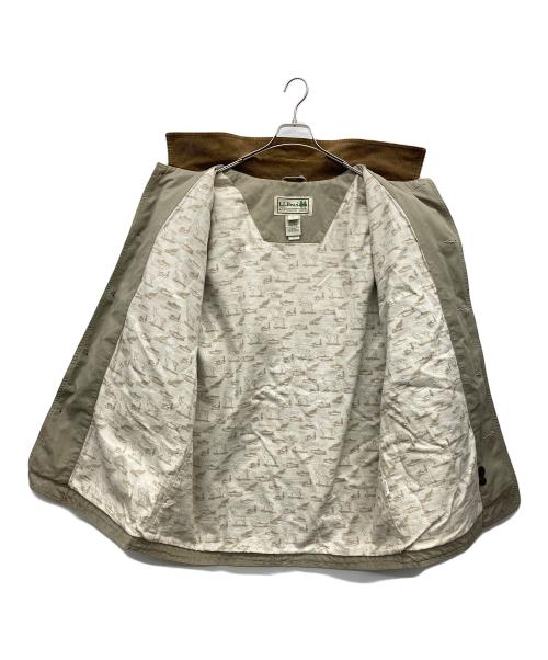 L.L.Bean（エルエルビーン）L.L.Bean (エルエルビーン) 裏地魚柄ハンティングジャケット ベージュ サイズ:MEN'S L REGの古着・服飾アイテム