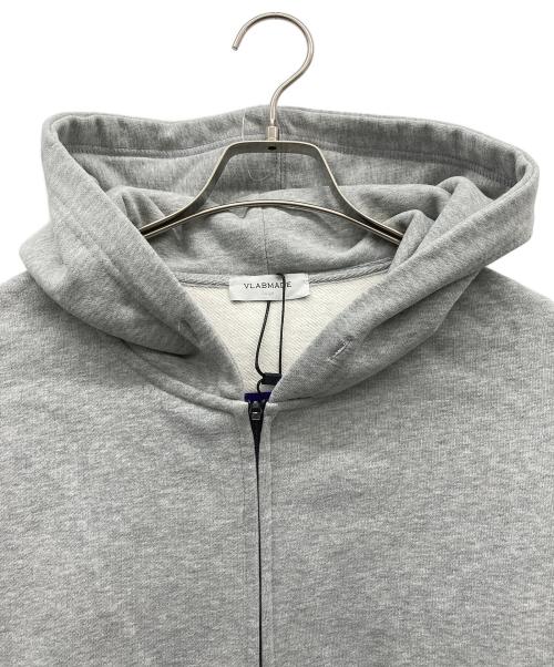 VLABMADE（ブイラボメイド）VLABMADE (ブイラボメイド) ジップパーカー グレー サイズ:Lの古着・服飾アイテム