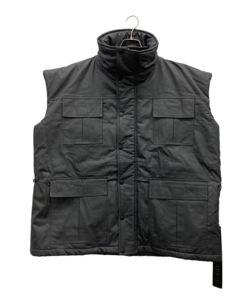 QUEENHOT CONTERENT（クイーンホット コンテンツ）QUEENHOT CONTERENT (クイーンホット コンテンツ) ダブルジップ中綿ベスト ブラック サイズ:なしの古着・服飾アイテム
