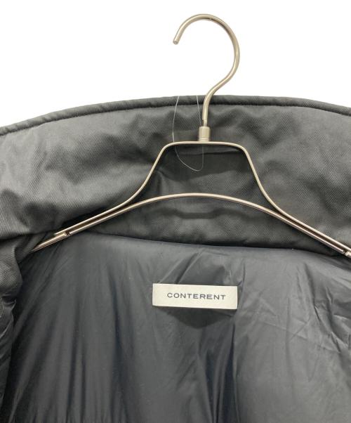 QUEENHOT CONTERENT（クイーンホット コンテンツ）QUEENHOT CONTERENT (クイーンホット コンテンツ) ダブルジップ中綿ベスト ブラック サイズ:なしの古着・服飾アイテム